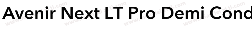 Avenir Next LT Pro Demi Cond Regula字体转换